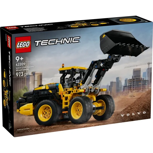 【LEGO 樂高】科技系列 42209 Volvo L120 Electric 輪式裝載機(交通工具玩具 居家擺設 積木 玩具模型)