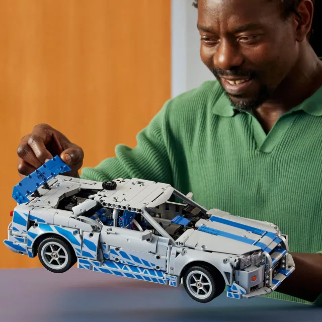【LEGO 樂高】科技系列 42210 2 Fast 2 Furious Nissan Skyline GT-R R34 Car(玩命關頭 賽車 擺設 積木)