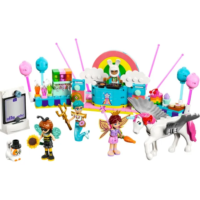 【LEGO 樂高】Friends 42661 獨角獸和仙子變裝派對(家家酒 居家擺設 兒童玩具 積木)