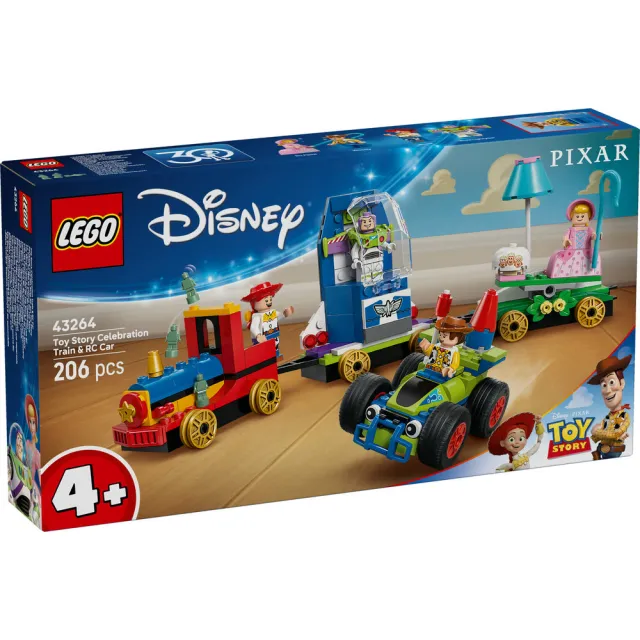 【LEGO 樂高】迪士尼系列 43264 玩具總動員慶典列車和遙控糾察隊(迪士尼皮克斯 擺設 玩具模型)
