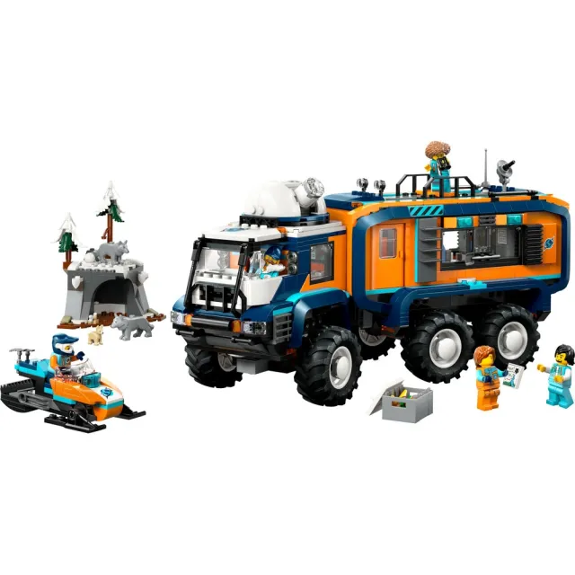 【LEGO 樂高】城市系列 60471 北極探險家科學實驗室卡車(男孩禮物 兒童玩具 積木 居家擺設)