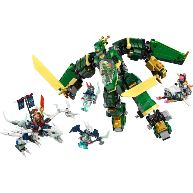 【LEGO 樂高】旋風忍者系列 71845 勞埃德的噴射機機械人(忍者積木 兒童玩具 幼兒積木 猛龍崛起)