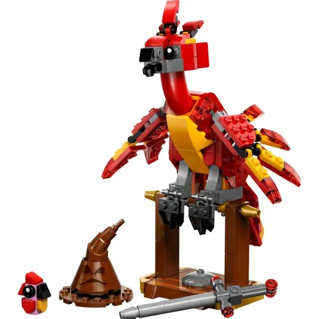 【LEGO 樂高】哈利波特系列 76448 佛客使：鄧不利多的鳳凰(Harry Potter 鳳凰 兒童玩具 積木)