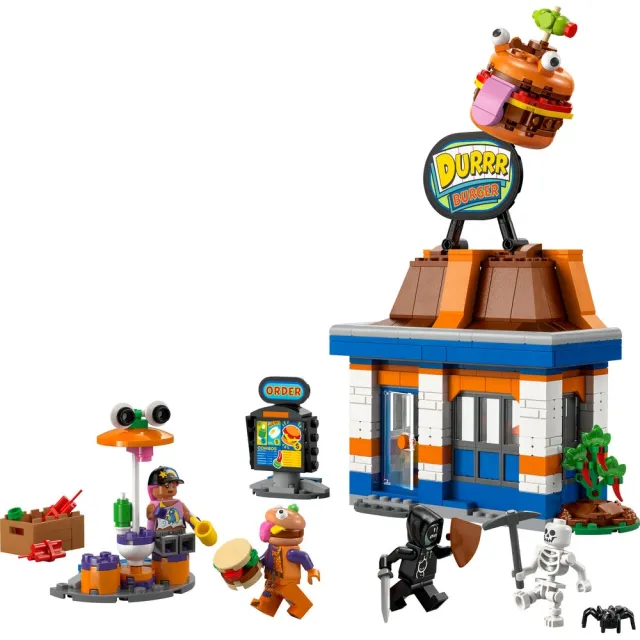 【LEGO 樂高】要塞英雄系列 77076 Durrr Burger Restaurant(Fortnite 兒童玩具 積木)
