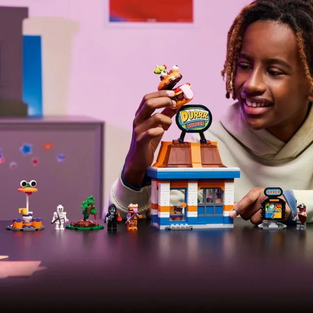 【LEGO 樂高】要塞英雄系列 77076 Durrr Burger Restaurant(Fortnite 兒童玩具 積木)