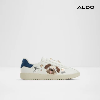 【ALDO】BESTFRIEND-活力小狗圖騰小白鞋-女鞋(白色圖騰)