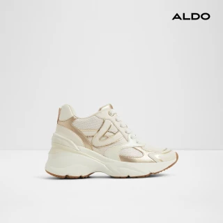 【ALDO】BREJOS-經典流線造型厚底鞋-女鞋(米色)