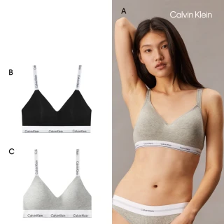 【Calvin Klein】官方旗艦館 CK 女款襯墊無鋼圈內衣 x 三角罩杯內衣 多款任選