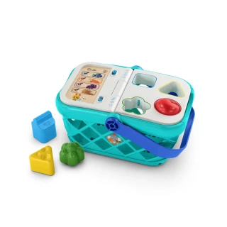【德國Hape】Baby Einstein 形狀分類觸控購物籃(益智玩具/家家酒遊戲)