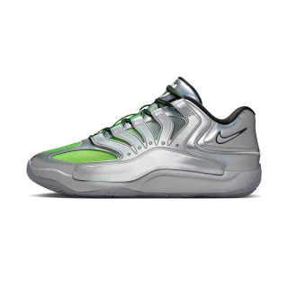 【NIKE 耐吉】Kd18 Eybl Ep 男鞋 金屬銀綠色 氣墊 實戰 緩震 透氣 運動 籃球鞋 IF2518-001