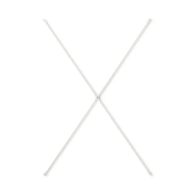 【MUJI 無印良品】SUS交叉桿/亮面淺灰/84/大/9S(大型家具配送)