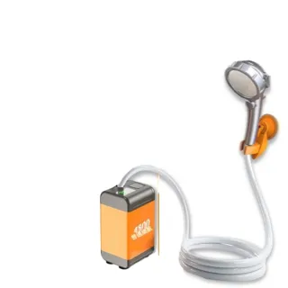 【linsen生活館】花灑 戶外洗澡神器 電動便攜式 淋浴器 電動花灑(4800毫安 花灑壹鍵止水 預售15天)