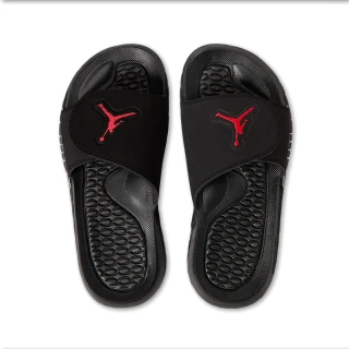 【NIKE 耐吉】Jordan Hydro V Retro GS 大童 黑紅色 AJ 喬丹 休閒 拖鞋 555511-061