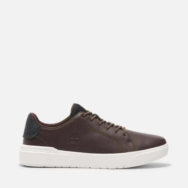 【Timberland】男款深棕色低筒休閒鞋(A41F7W01)