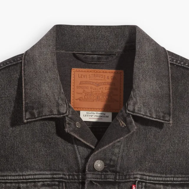 【LEVIS】男款 牛仔外套 / Type 3 經典修身版型 / 黑灰水洗 熱賣單品 72334-0601