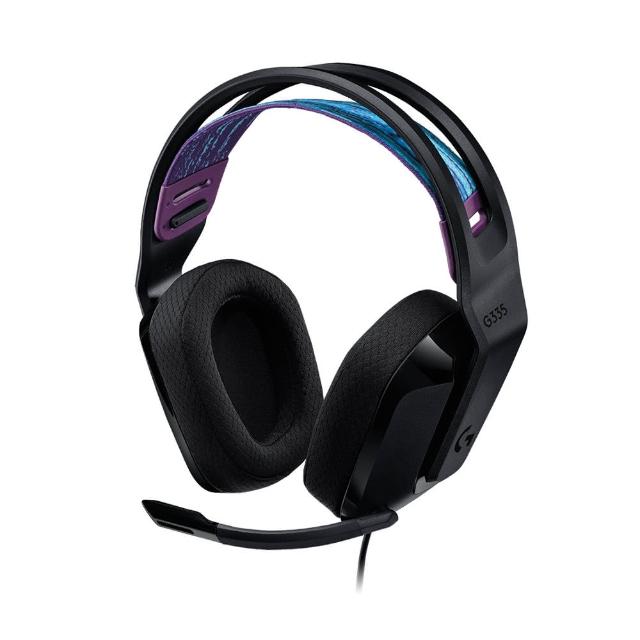 【Logitech G】G335輕盈電競耳機麥克風(黑色)