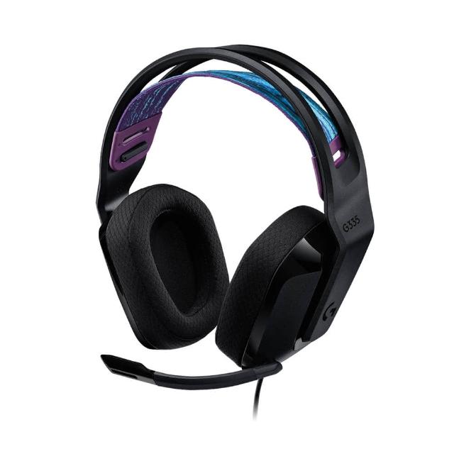 【Logitech G】G335輕盈電競耳機麥克風(黑色)