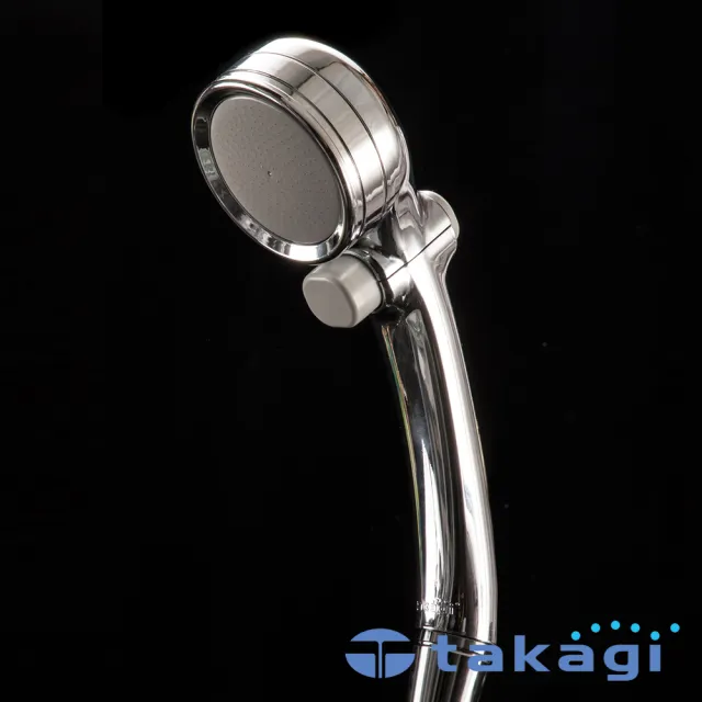 【takagi 鈴木太太】官方授權｜正品保證 微米氣泡美容沐浴器〔蓮蓬頭〕JSB202BMTW(光澤銀 鈴木太太公司貨)