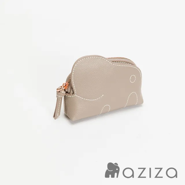 【aziza】小象零錢包(午茶駝/絕版出清品/療癒小物/送禮首選)