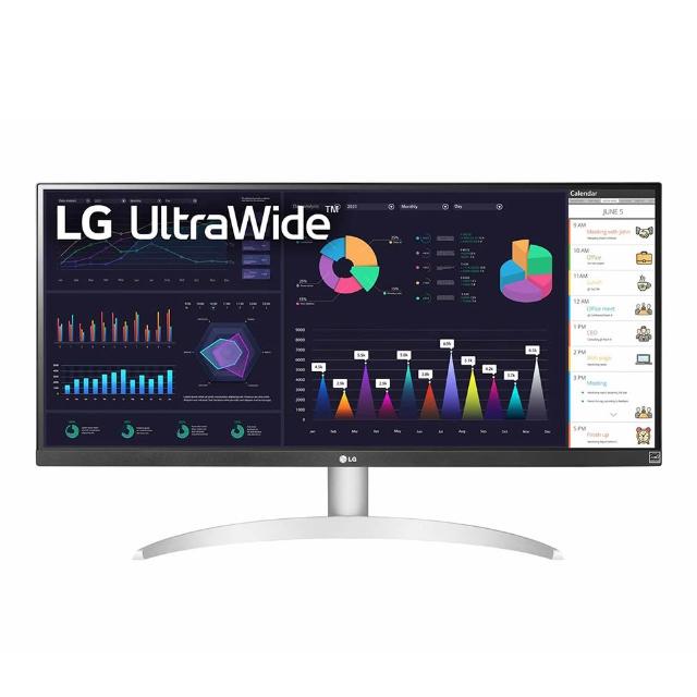 LG樂金 29WQ600-W 29吋 IPS 21:9 寬螢幕顯示器 HDR 護眼電競款 100Hz FreeSync sRGB 99% 三年保固
