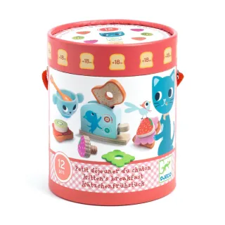 【Djeco 智荷 官方直營】家家酒/小貓的早餐派對