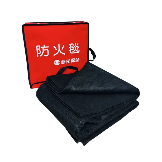 【SKS 新光保全】Momo獨家新保滅火必備組-防火毯*1+滅火寶*1+防煙面罩_吐氣閥*1