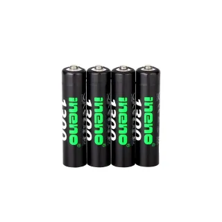 【iNeno】4號/AAA 恆壓可充式 1.5V鋰電池 全新特大能量 1300mWh 4入