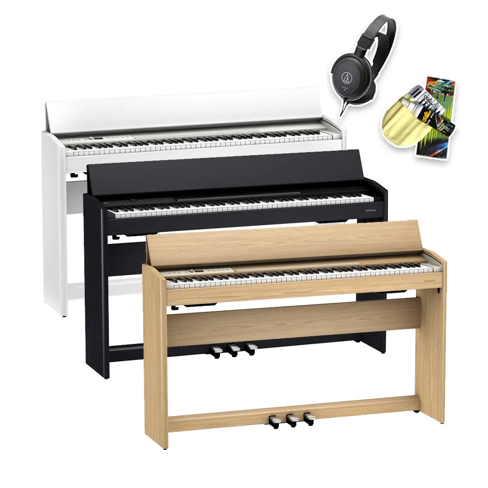 【ROLAND 樂蘭】F701 88鍵 推蓋式 電鋼琴 更細膩音色(送保固7年/錄音USB線/耳機/鋼琴保養油)