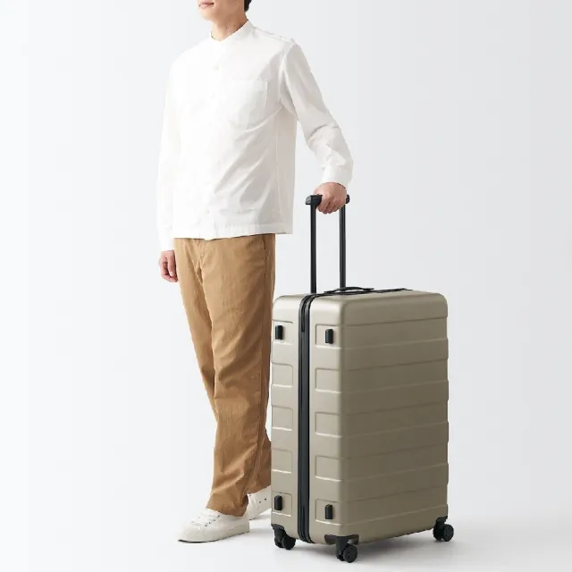 【MUJI 無印良品】四輪硬殼止滑拉桿箱105L(共3色)