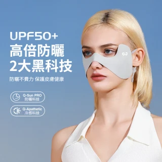 【Chewy】夏季新款護眼角防紫外線防曬口罩 透氣冰絲無痕蝴蝶面罩 鼻部鏤空(機車防曬)