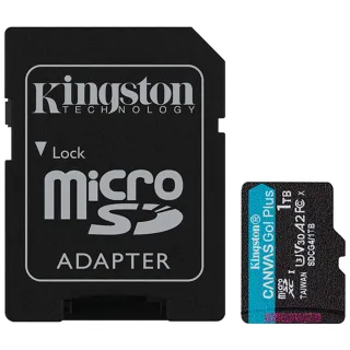 【Kingston 金士頓】Kingston 金士頓 1TB microSDXC SDCG4/1TB 200MB UHS-I U3 V30 A2 記憶卡(手機記憶卡)