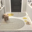 日式風可裁剪造型 絲圈刮泥玄關地墊80X120cm(玄關地墊 刮泥腳踏墊 剪裁造型絲圈)