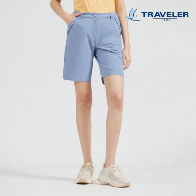 【TRAVELER 旅行者】男女多款涼感四面彈撥水抗UV短褲|251TR521.524.525(男女多款/四面彈/涼感/撥水/抗UV)