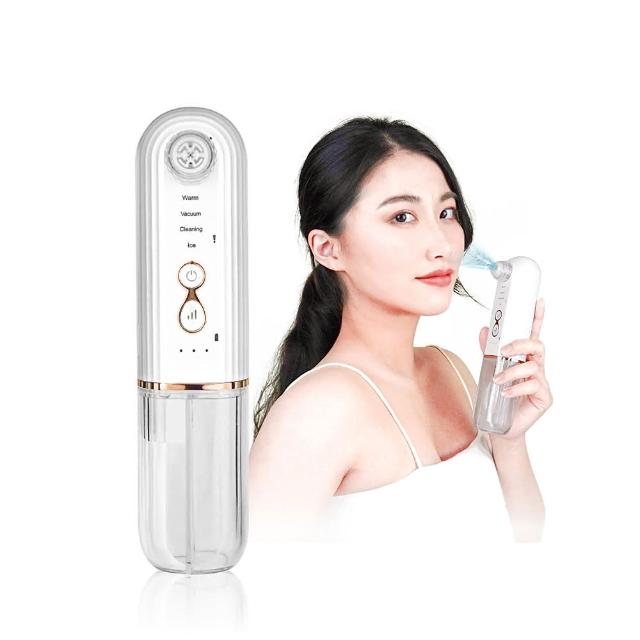  Ms.elec米嬉樂 水飛梭淨膚粉刺儀 AC-003，專為臉部設計的充電式淨膚工具，尺寸205x50x40mm，重量僅330g，輕巧便攜。採用水飛梭技術有效清除黑頭粉刺，配備分隔式水箱、一體式水箱、大圓吸頭、橢圓吸嘴及自動清潔蓋，USB充電線隨附。中國製造，國際電壓無，1年保固，完美適合個人衛生保養，提升肌膚清澈光滑。 