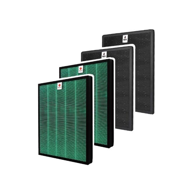 【蟎著媽】濾網2套優惠組(適用 Coway 格威 AP-1018F 1018F格威綠淨力輕都會經典 空氣清淨機)