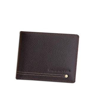 【Roberta Colum】交換禮物 諾貝達 男用專櫃皮夾 5卡片短夾(23151-2咖啡)