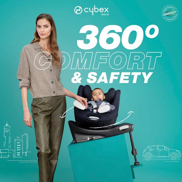【Cybex 官方直營】Sirona Gi i-size Plus 360°旋轉新生兒安全汽座