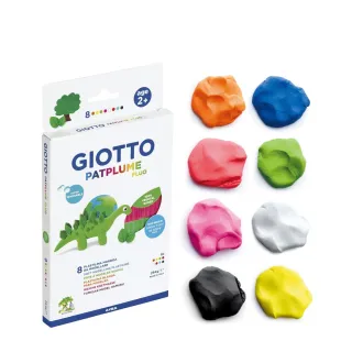 【義大利GIOTTO】蔬菜黏土霓虹8色-33g(兒童黏土 運動黏土 安全無毒 易清洗)