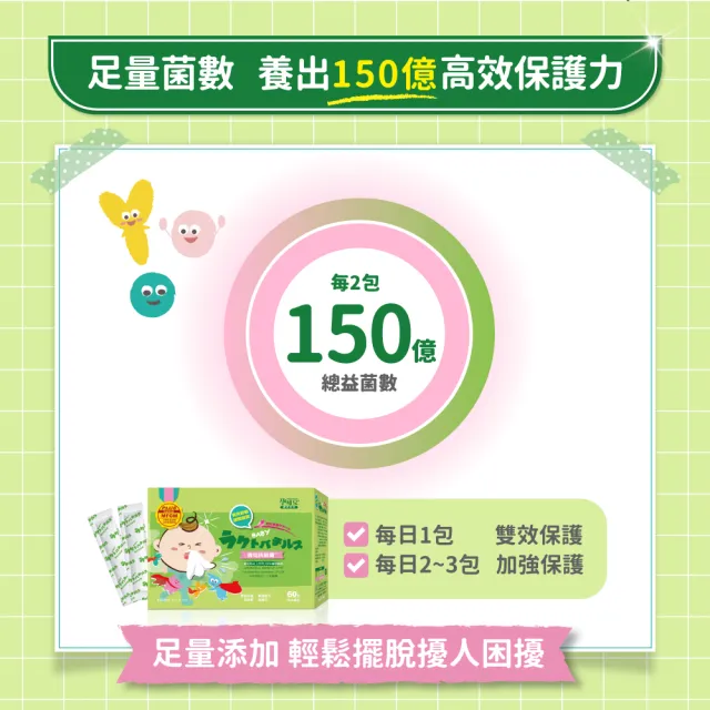 【mamacare 孕哺兒】寶兒抗敏優 專利益生菌★美味細粉1盒(1公克×60包/盒｜奶素可食)