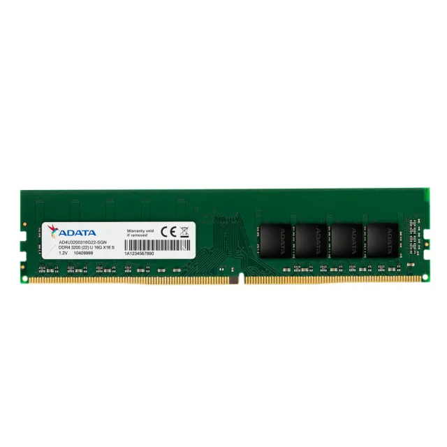 【ADATA 威剛】Premier DDR4 3200 16GB 桌上型記憶體 (AD4U3200316G22-SGN)