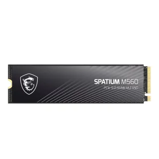 【MSI 微星】SPATIUM M560 1TB M.2 2280 PCIe 5.0 SSD固態硬碟(讀10200MB/寫8400MB)