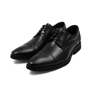 【Pelutini】經典系列橫飾商務綁帶德比鞋 黑色(513118-BL)