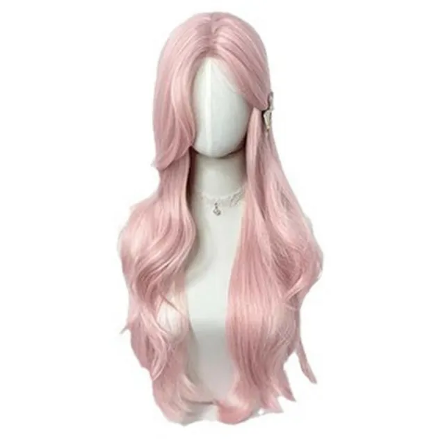【巴黎精品】長假髮捲髮整頂假髮(中分瀏海仿真頭皮女假髮n1ji45)