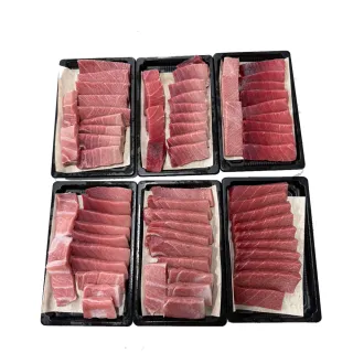【華得水產】東港黑鮪魚下腹2盒組(250g/切片/盒)