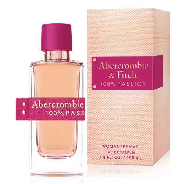 【Abercrombie & Fitch】百分百熱情女性淡香精100ml(專櫃公司貨)
