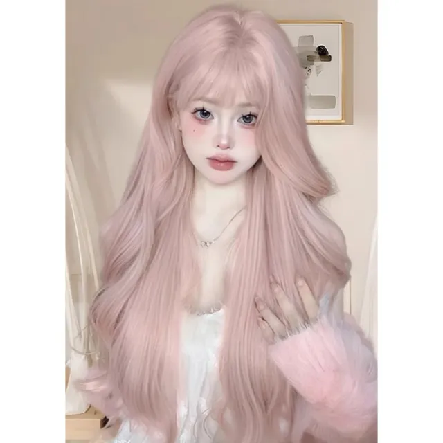 【巴黎精品】長假髮捲髮整頂假髮(中分大波浪仿真大頭皮女假髮4款n1ji14)