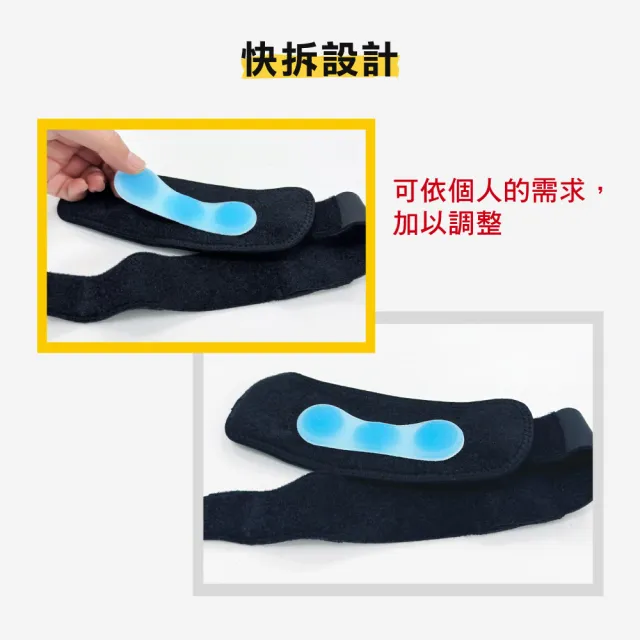 【BodyVine 巴迪蔓】簡捷型髕骨穩固束帶-1只(加大凝膠墊片 分散髕骨肌腱張力 SP-15106)