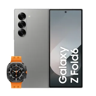 【Samsung 三星】Galaxy Z Fold6 5G 7.6吋(12G/256G/高通驍龍8 Gen3/5000萬鏡頭畫素/AI手機)(Watch Ultra組