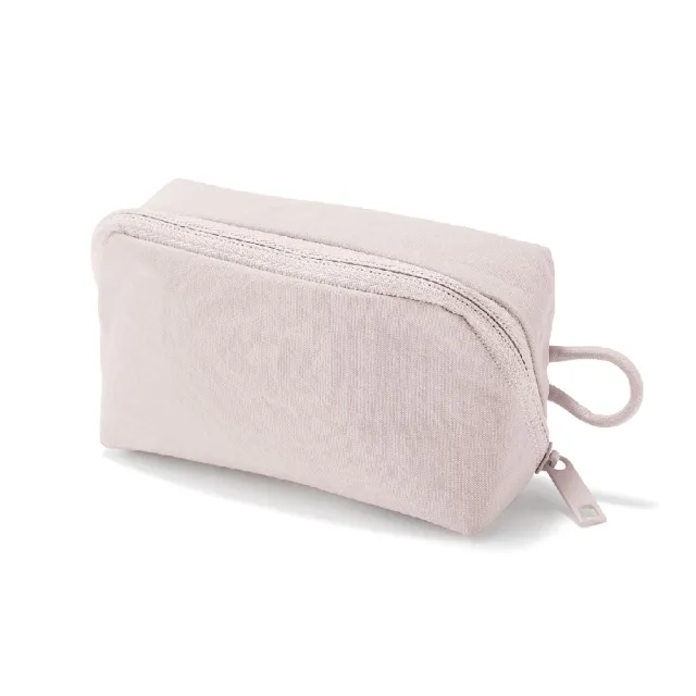 【MUJI 無印良品】皺褶尼龍廣口收納袋/S.約11*6*3.5cm(共3色)