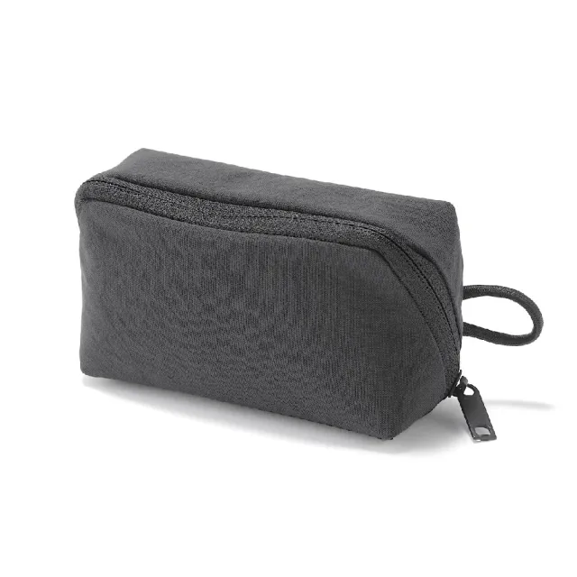 【MUJI 無印良品】皺褶尼龍廣口收納袋/S.約11*6*3.5cm(共3色)